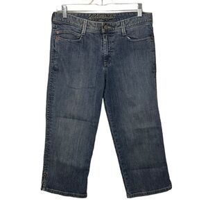 Eddie Bauer 21” Novelty 5 pocket Capri jeans women’s 8
